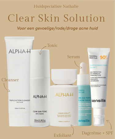 CLEAR SKIN Solution (droge/rode/gevoelige huid)